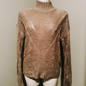 3/$25 - La Hearts grey distressed cable knit